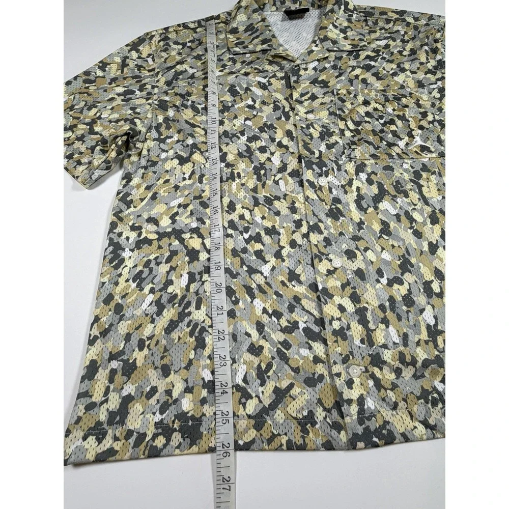 Jordan Essentials Men's Poolside Button Up Shirt Size M FN4641-133 New $70
